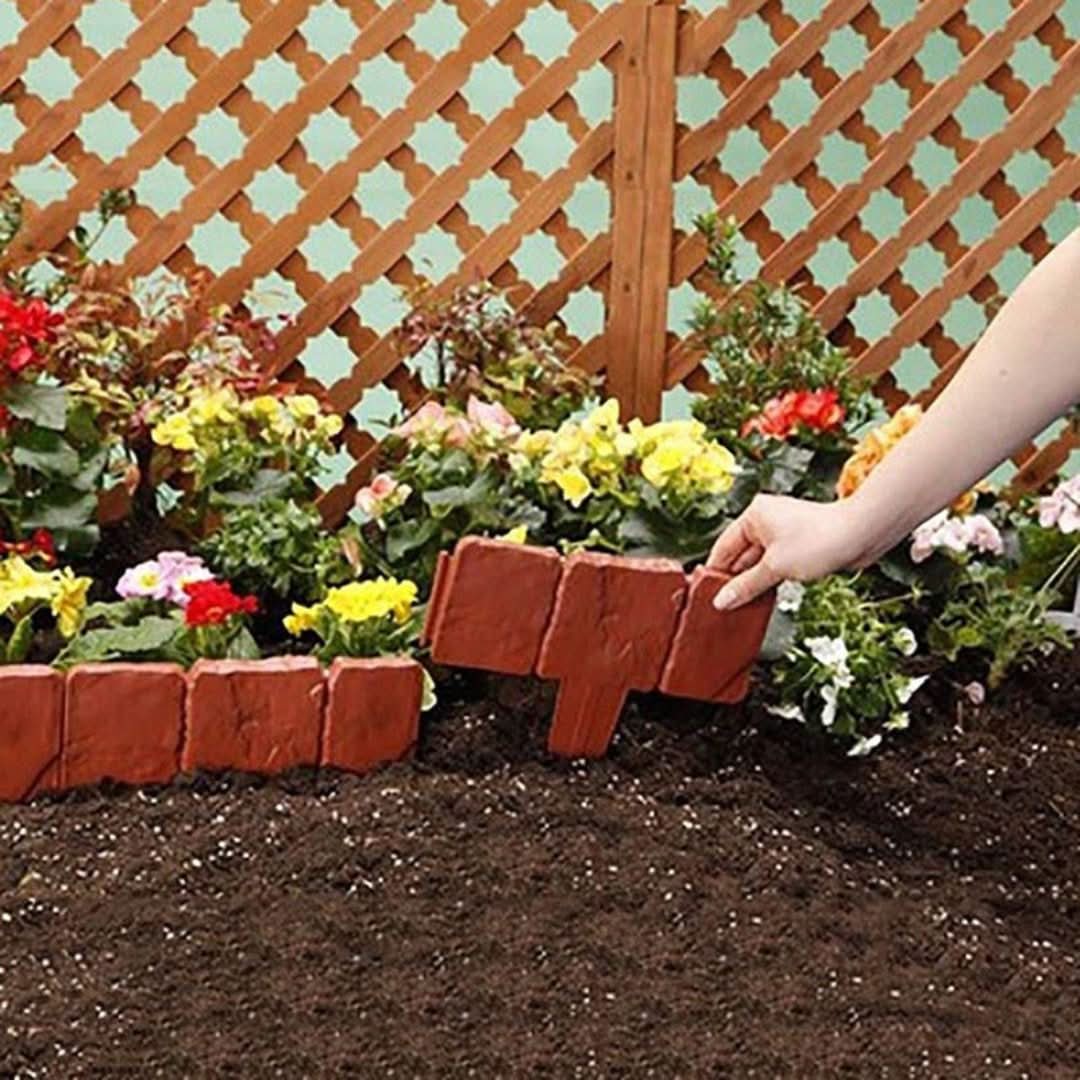 Decostone - Conjunto de 10 bordaduras para relvado (2.6 Metres)