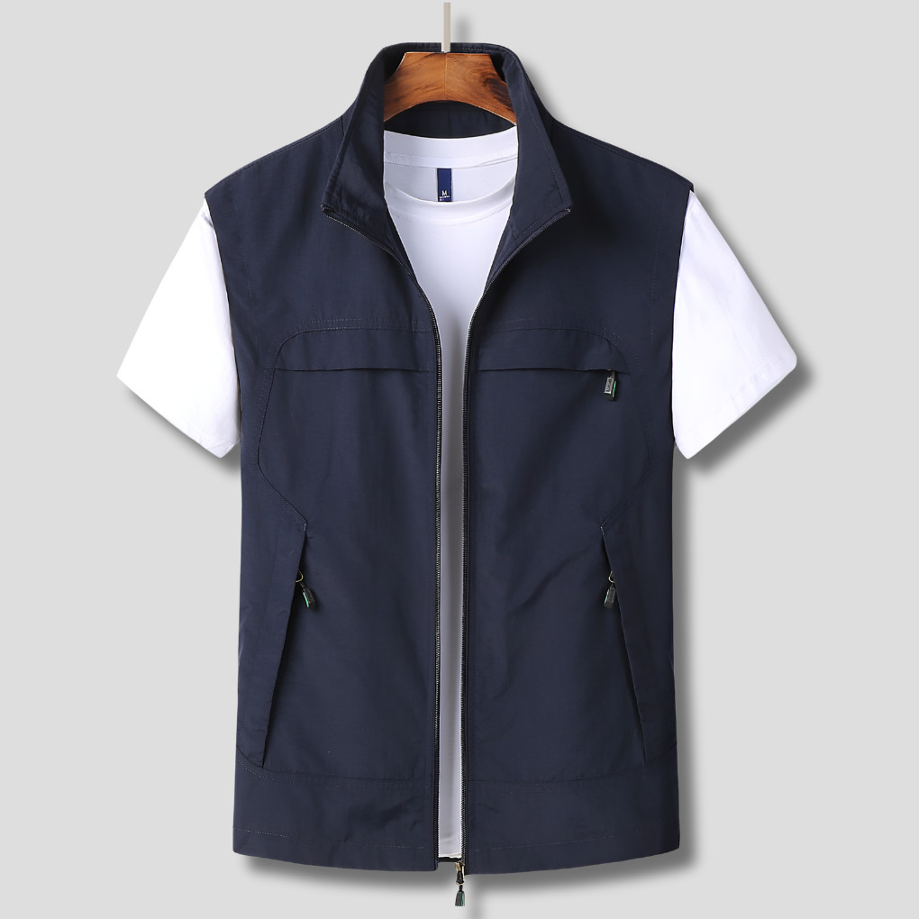 Quick-drying men's vest – functional design with an active style