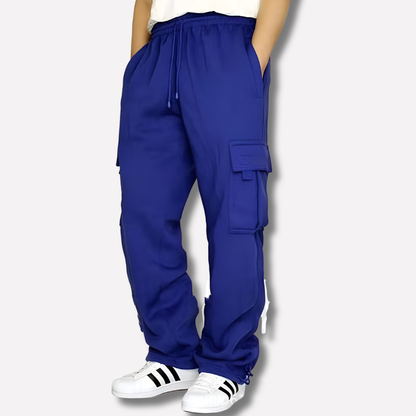 Men's Outdoor Trousers with Multi-Pocket Design