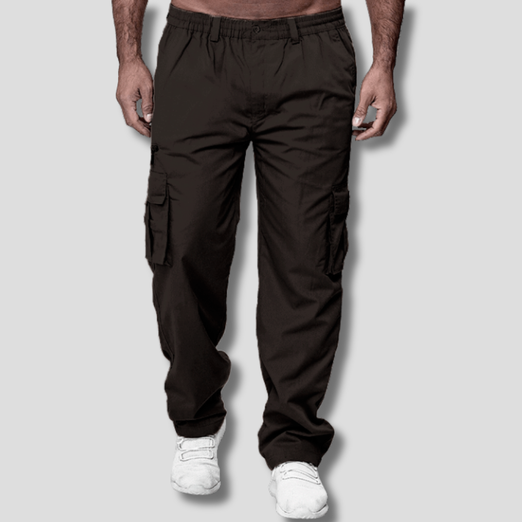 Men's Outdoor Trousers with Multi-Pocket Design