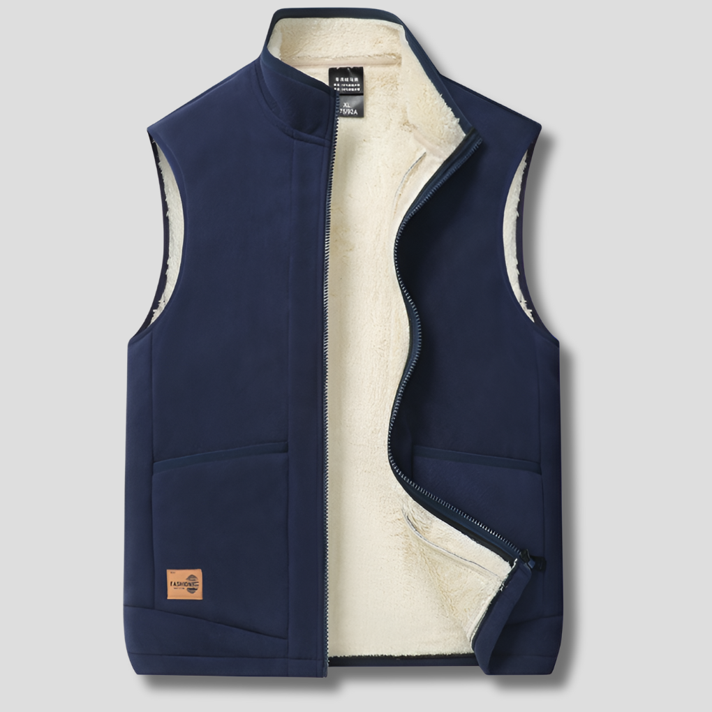 Gilet imbottito invernale da uomo – caldo e alla moda