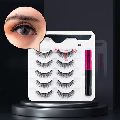 Ciglia finte magnetiche con eyeliner - Set di ciglia di tendenza per un look glamour in un attimo