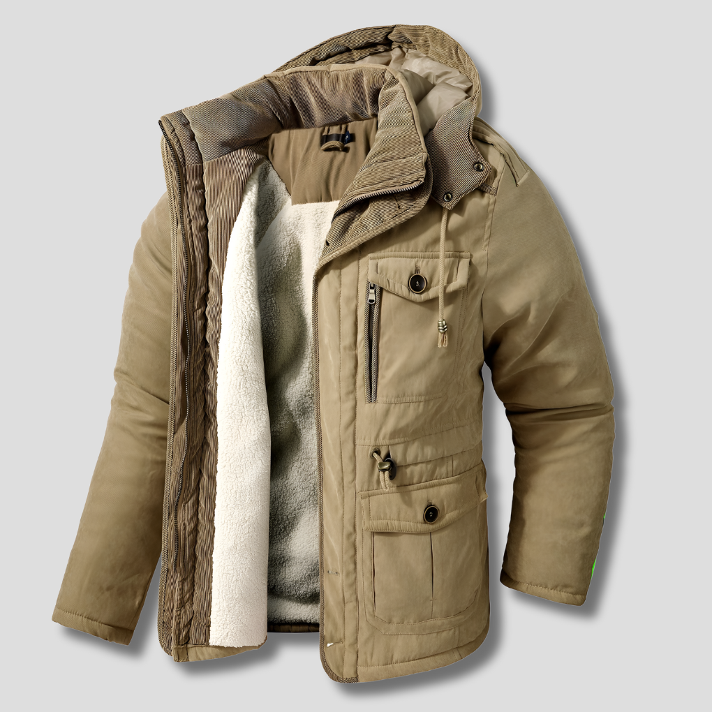 Veste d’hiver pour homme avec plusieurs poches – pratique et élégante