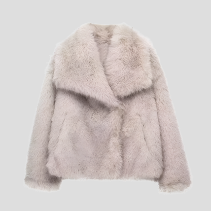 Ladies Faux Fur Coat