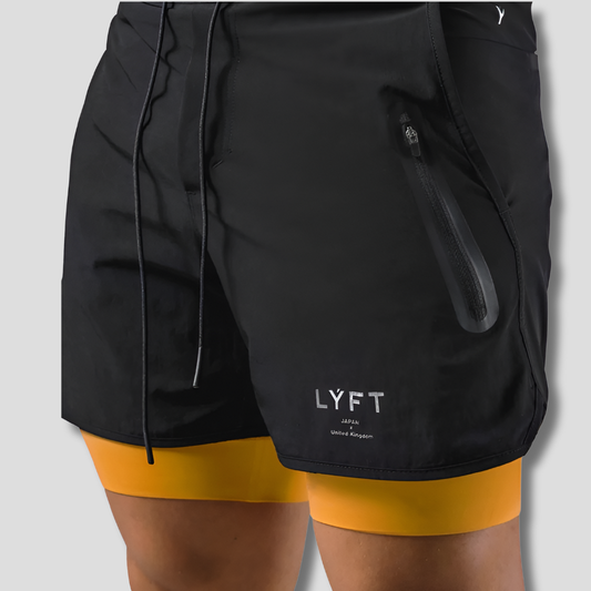 Pantalones deportivos 2 en 1 para hombre