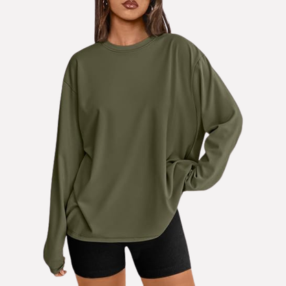 Women's Oversized Long Sleeve Shirt