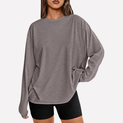 Women's Oversized Long Sleeve Shirt