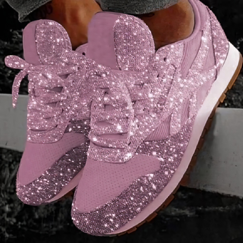 Glitter Chunky Sneakers for Women