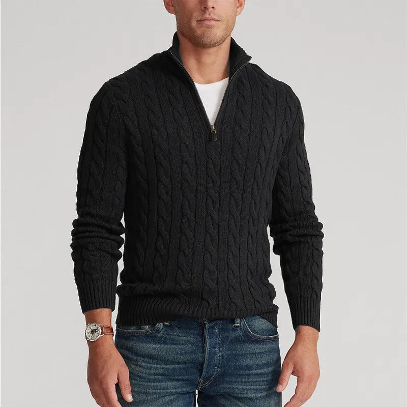Stijlvolle sweater met rits voor heren - Anthony