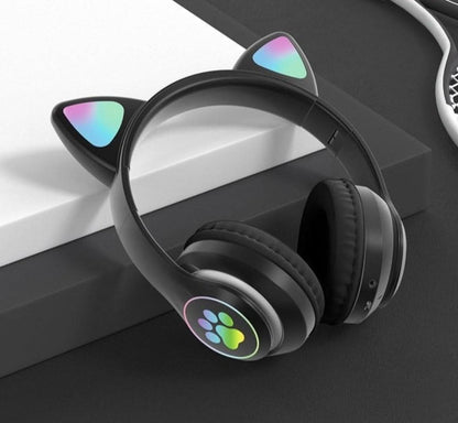 HappyCat - Auriculares inalámbricos con micrófono
