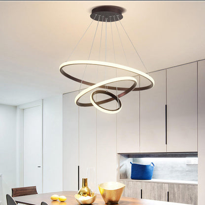 Candeeiro de teto LED moderno para interiores luxuosos