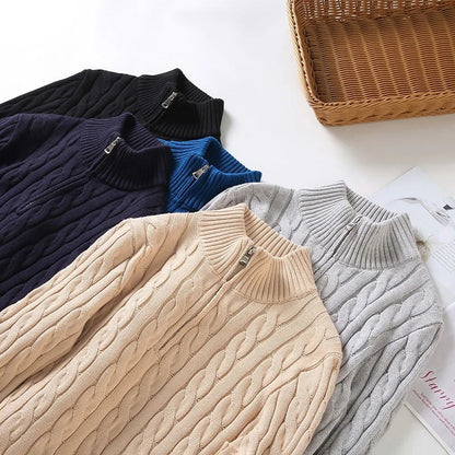 Stijlvolle sweater met rits voor heren - Anthony