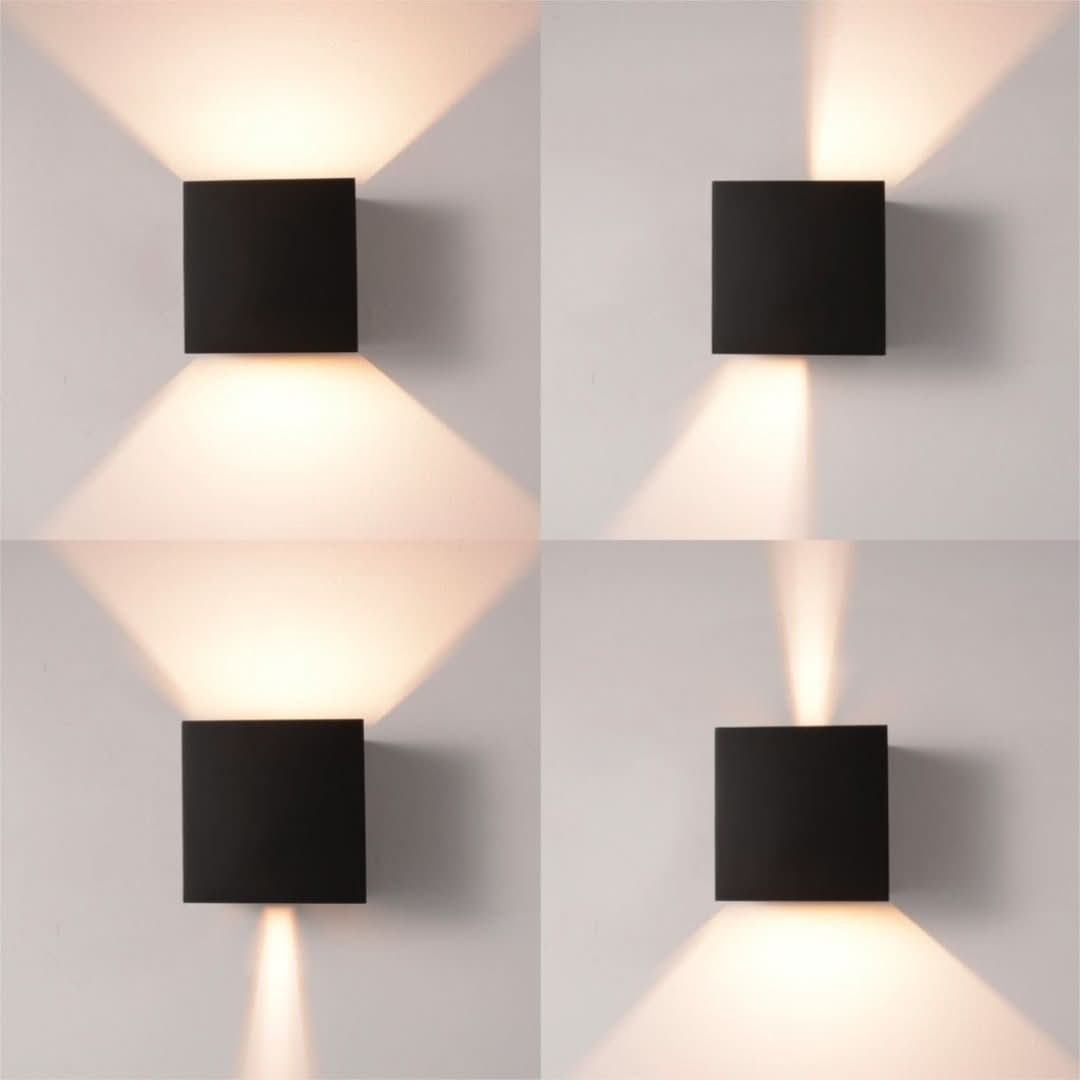 Moderne kubuslamp