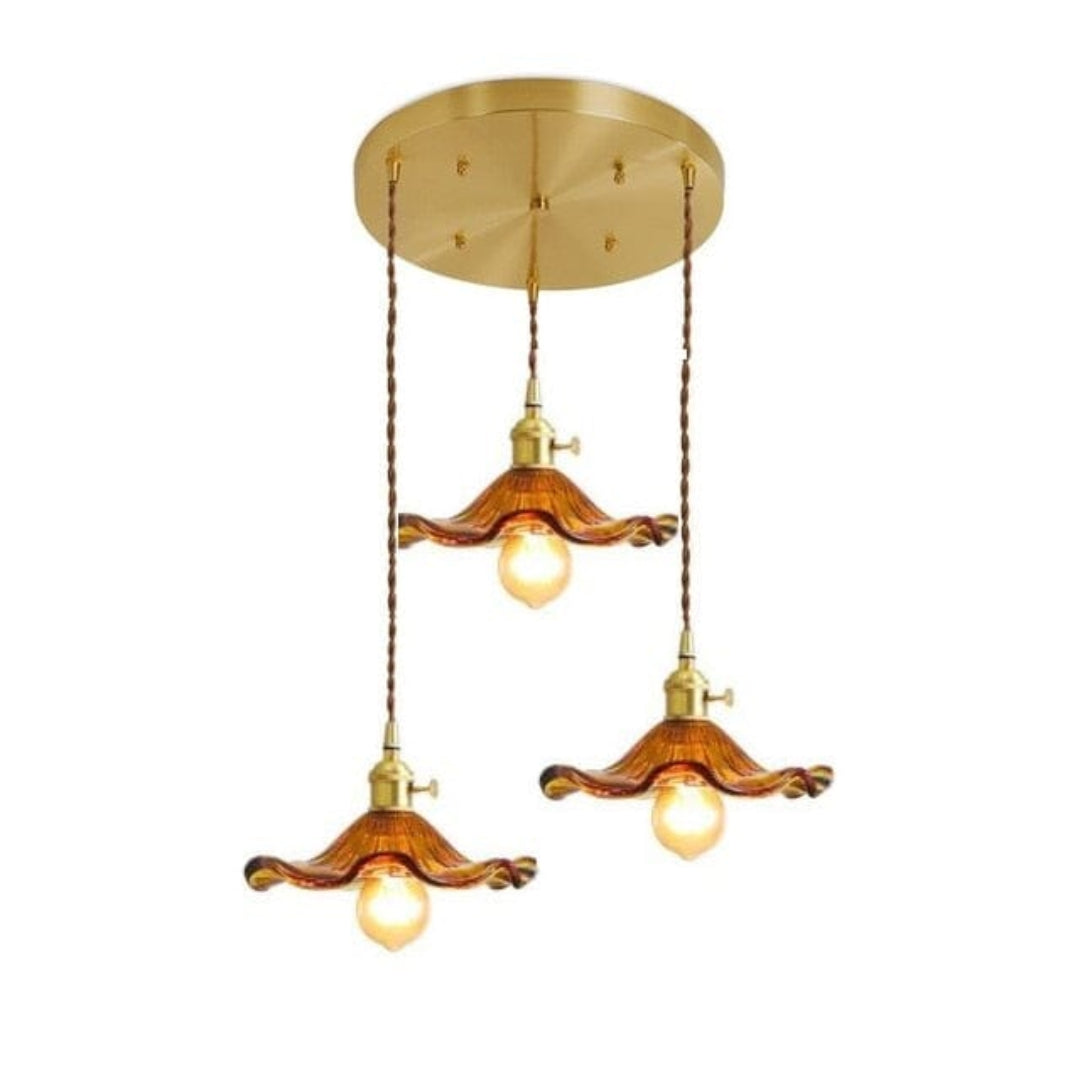 Sklenená závesná lampa Leonardo – nadčasová elegancia do každého priestoru