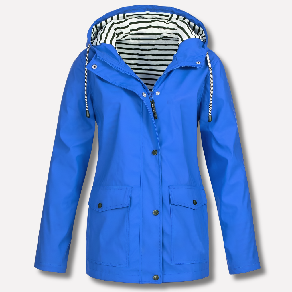 Wasserdichte und winddichte Damenjacke