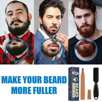 Conjunto para preencher a barba - Barba cuidada e mais cheia para todos os homens!