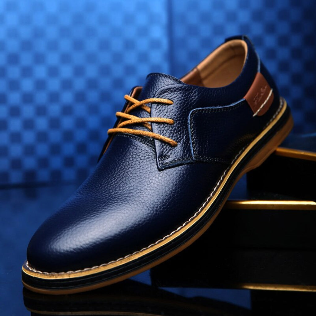 High-quality leather Oxford shoes for men