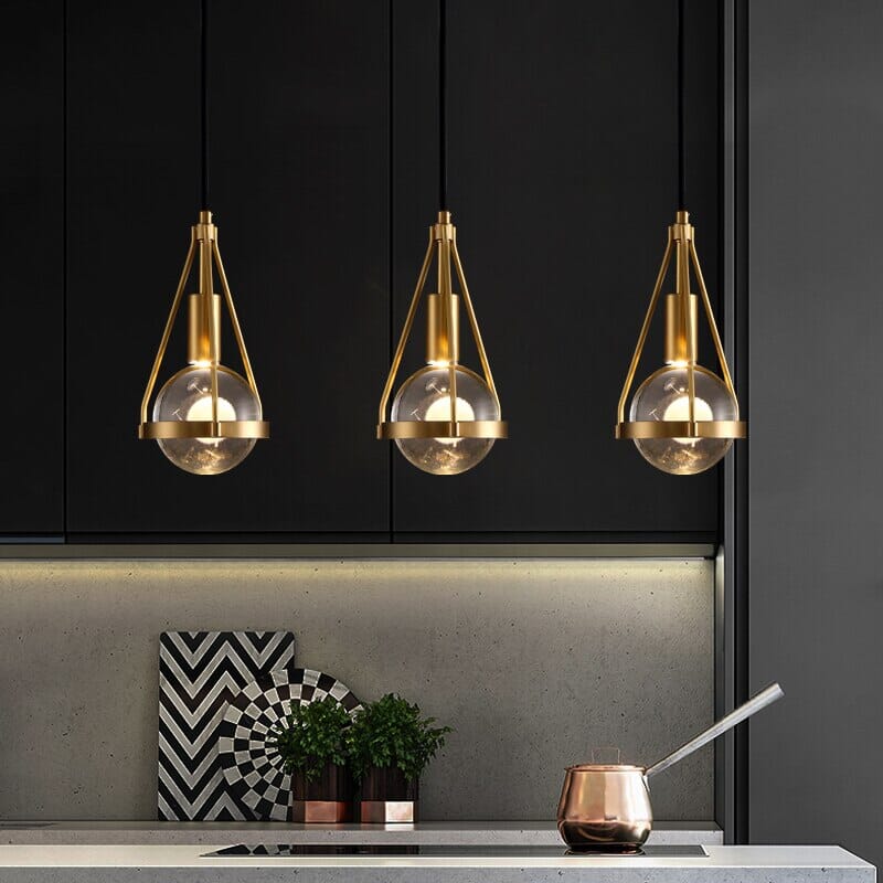 Rowan Nordic Gold Pendant Light – Elegant Copper Lighting