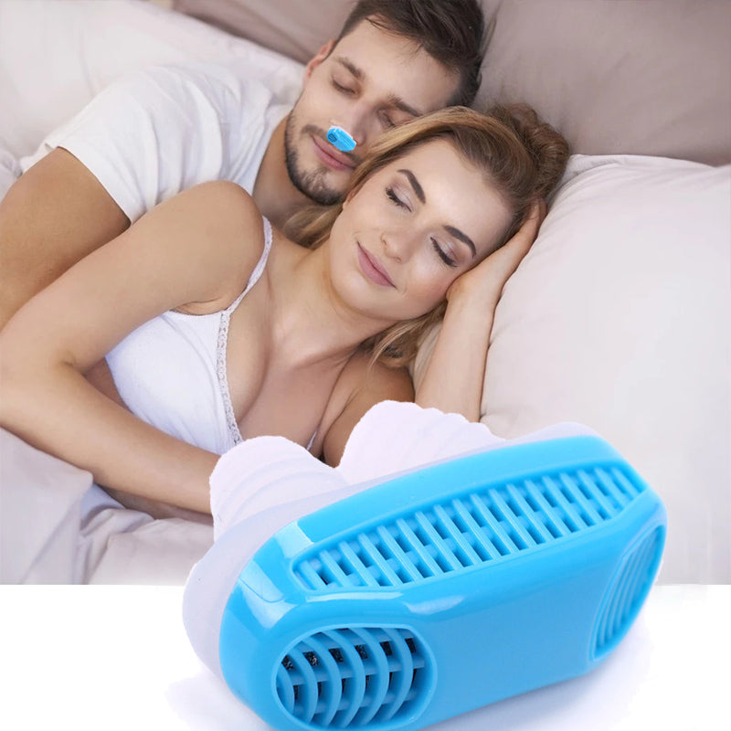 Dispositivo antirussamento e purificatore d'aria 2 in 1 | Goditi una buona notte di sonno