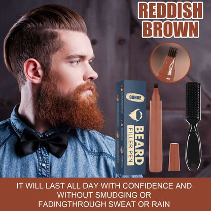 Conjunto para preencher a barba - Barba cuidada e mais cheia para todos os homens!
