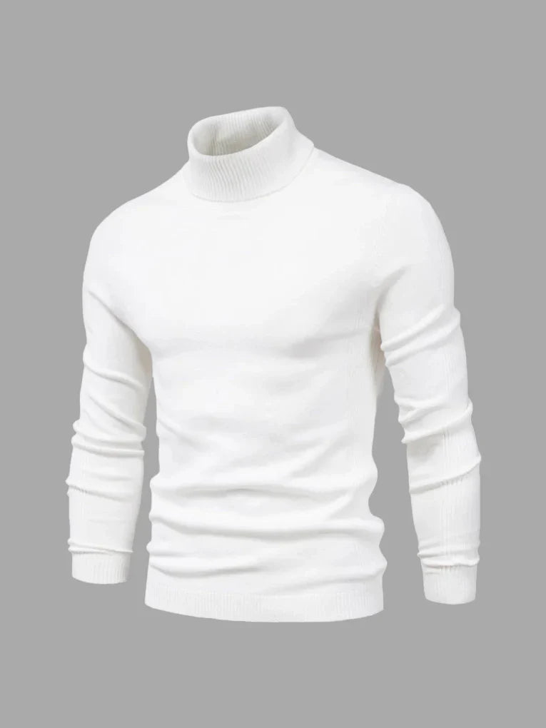 Men's Roll Neck Jumper – Warm and Stylish for Cold Days