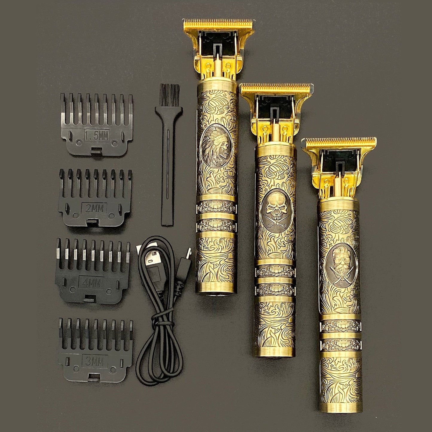 Rechargeable Hair and Beard Trimmer with Attachments / Similar variant different