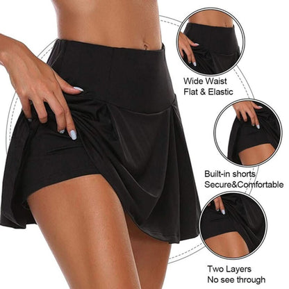 Falda de entrenamiento para mujer - ¡con bolsillos!