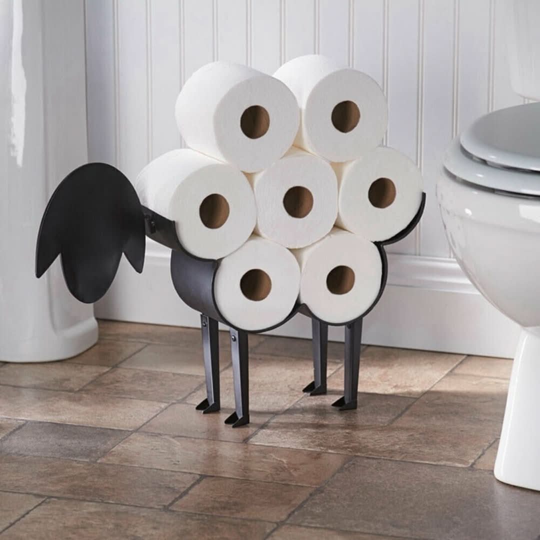 Mr Sheep - Artistic Decorative Toilet Roll Holder