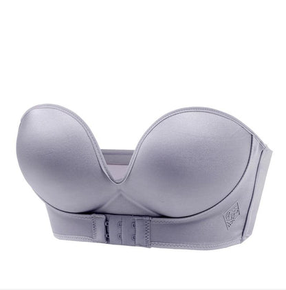 Strapless Ladies Bra with Strong Support and Comfortable Push Up Fit