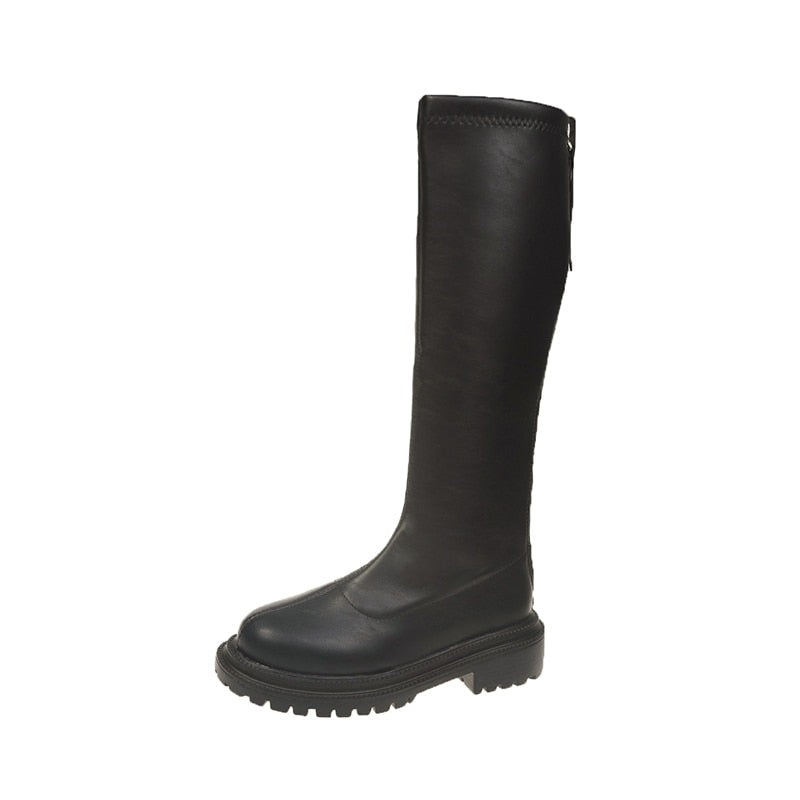 Winter-Kniehohe Stiefel – Elishel