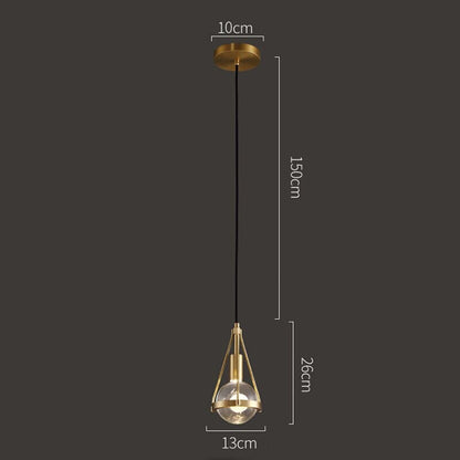 Rowan Nordic Gold Pendant Light – Elegant Copper Lighting