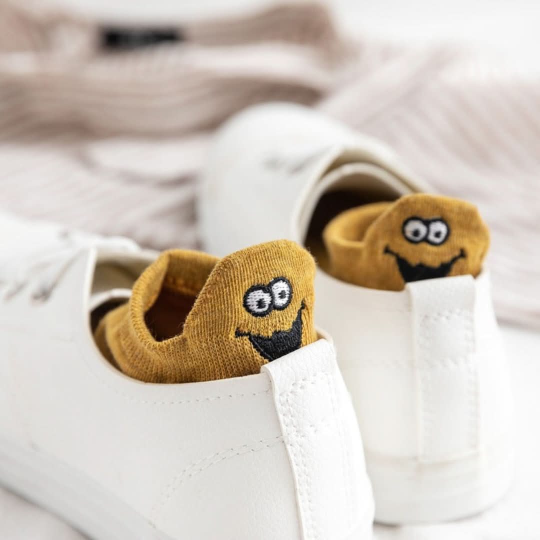 Calcetines con caras sonrientes - 3 PARES