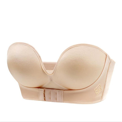 Luxury Seamless Women's Strapless Bra with Push-Up Support