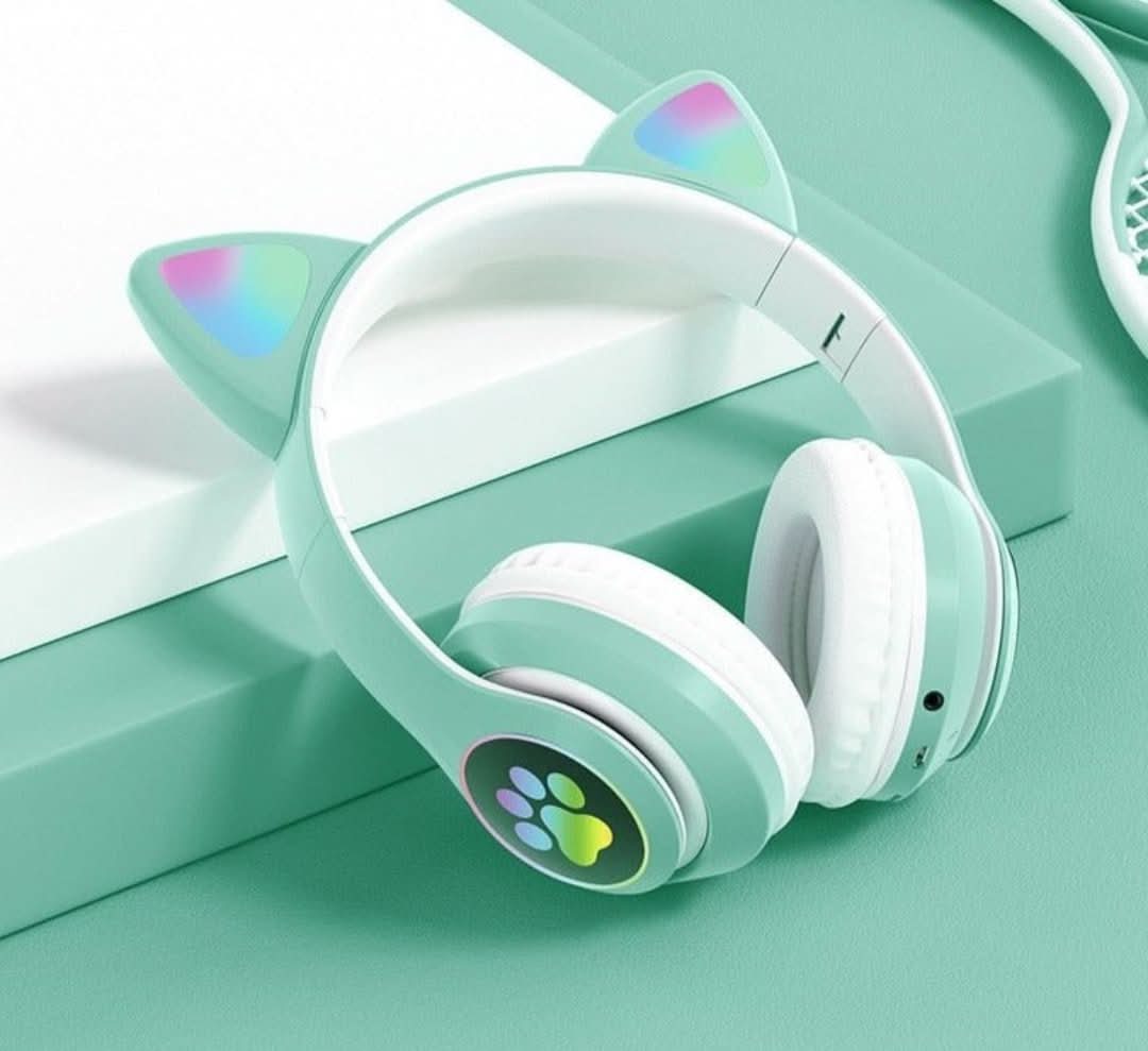 HappyCat - Auriculares inalámbricos con micrófono