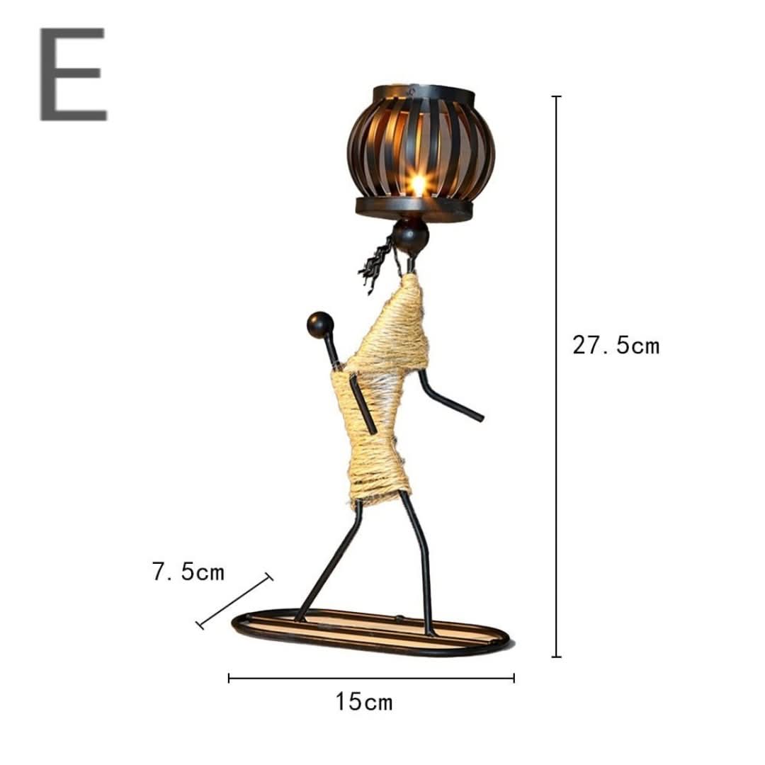 Vintage Candle Holder - The Village
