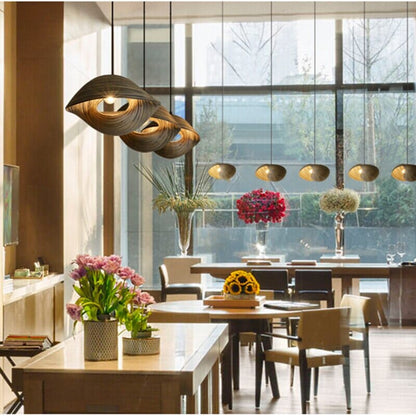 Thai Bamboo Pendant Lamp – Natural and Elegant