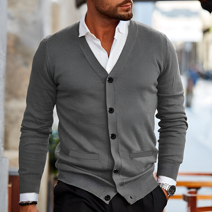 Cotton Men's Gilet in Casual Style