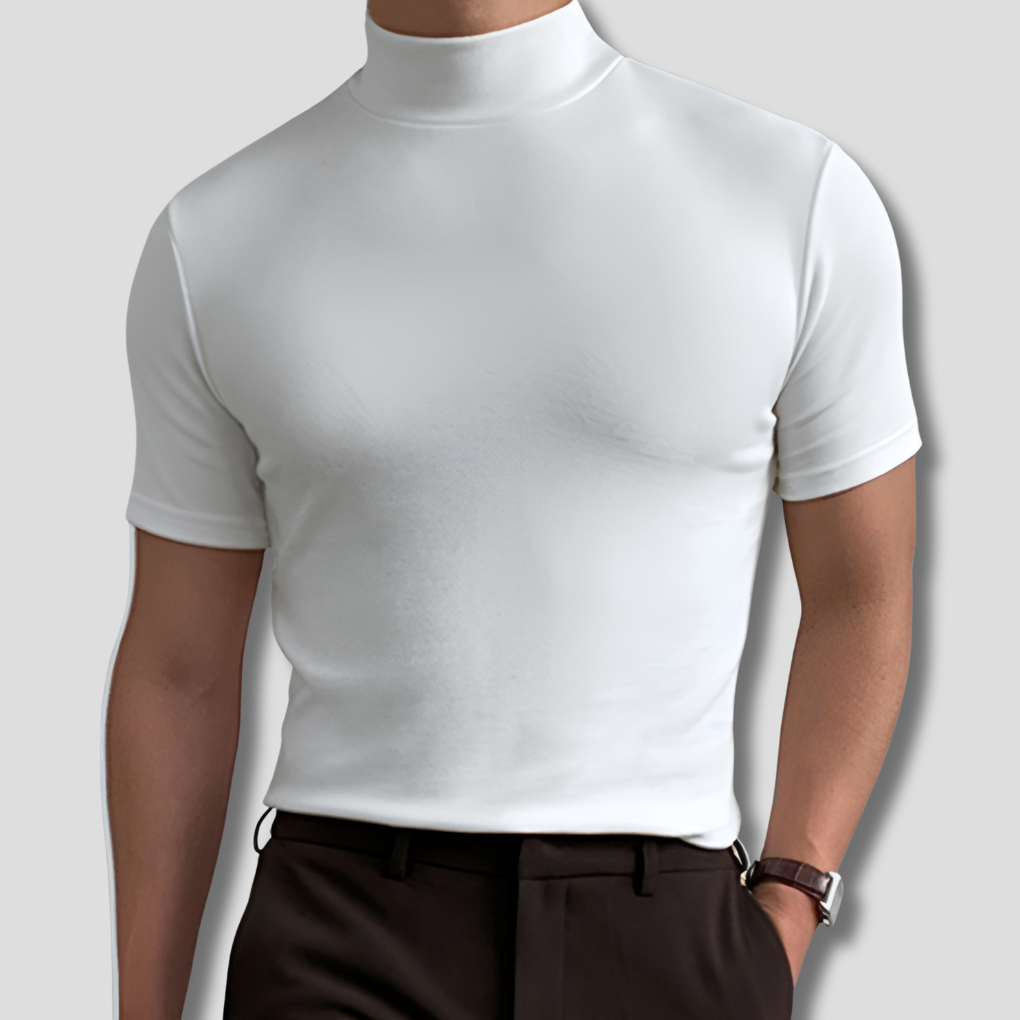 Men's High Neck T-Shirt