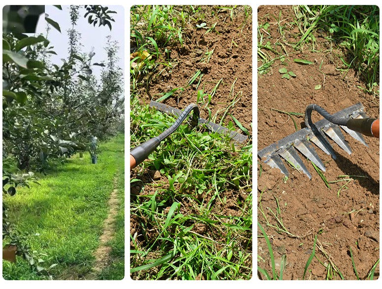 Adena Weed Rake Pro - Everything turned over in no time