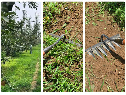Adena Weed Rake Pro - Everything turned over in no time