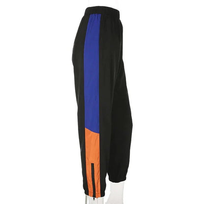Orange and Blue Trousers for Women with Timeless Appeal