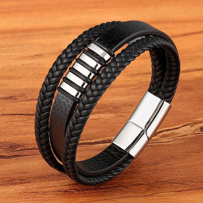 The Label - Stylish Leather Bracelet for Men