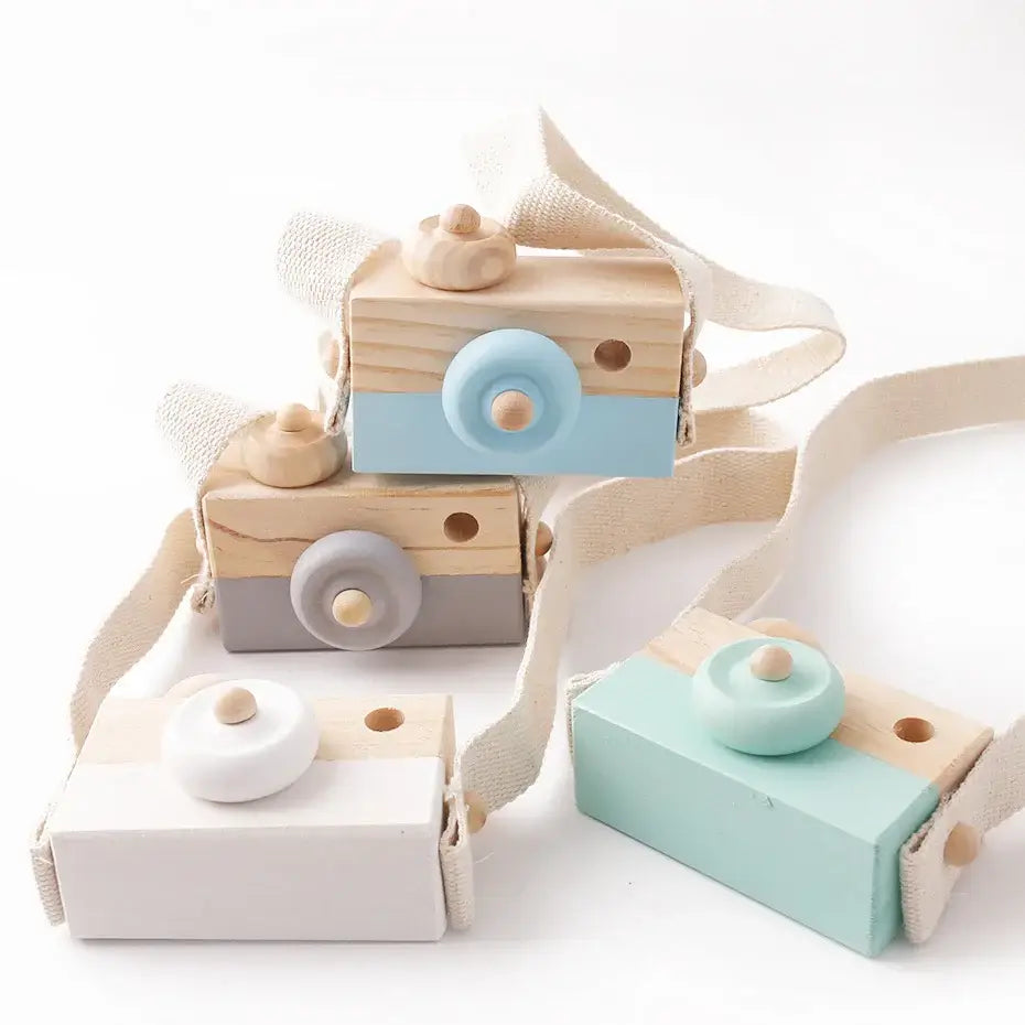 Творчески дървен фотоапарат – за малкия откривател