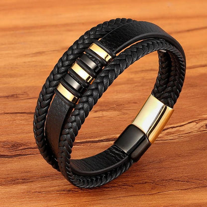 The Label - Stylish Leather Bracelet for Men