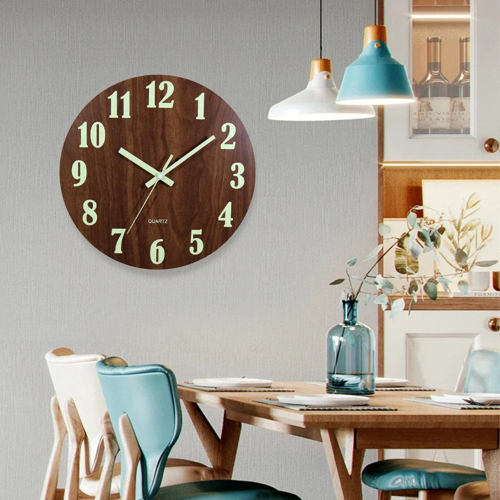 Modern Luminous Wall Clock - Stylish - Functional - Unique Design
