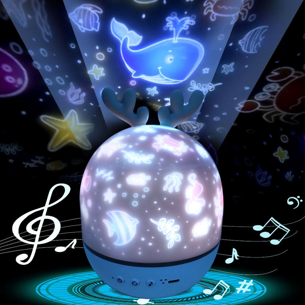 MagicLight - Proyector de lámpara nocturna con cielo estrellado y Bluetooth