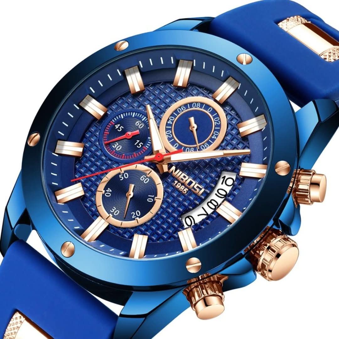 Nibosi Blue Night - Men's Watch