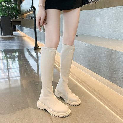 Winter-Kniehohe Stiefel – Elishel