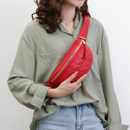 Hazel Hip Bag with Check Print | Stylish & Practical