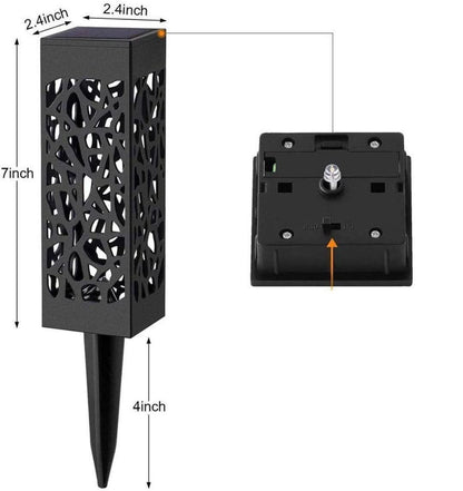 Solar Fantasy - garden lantern set